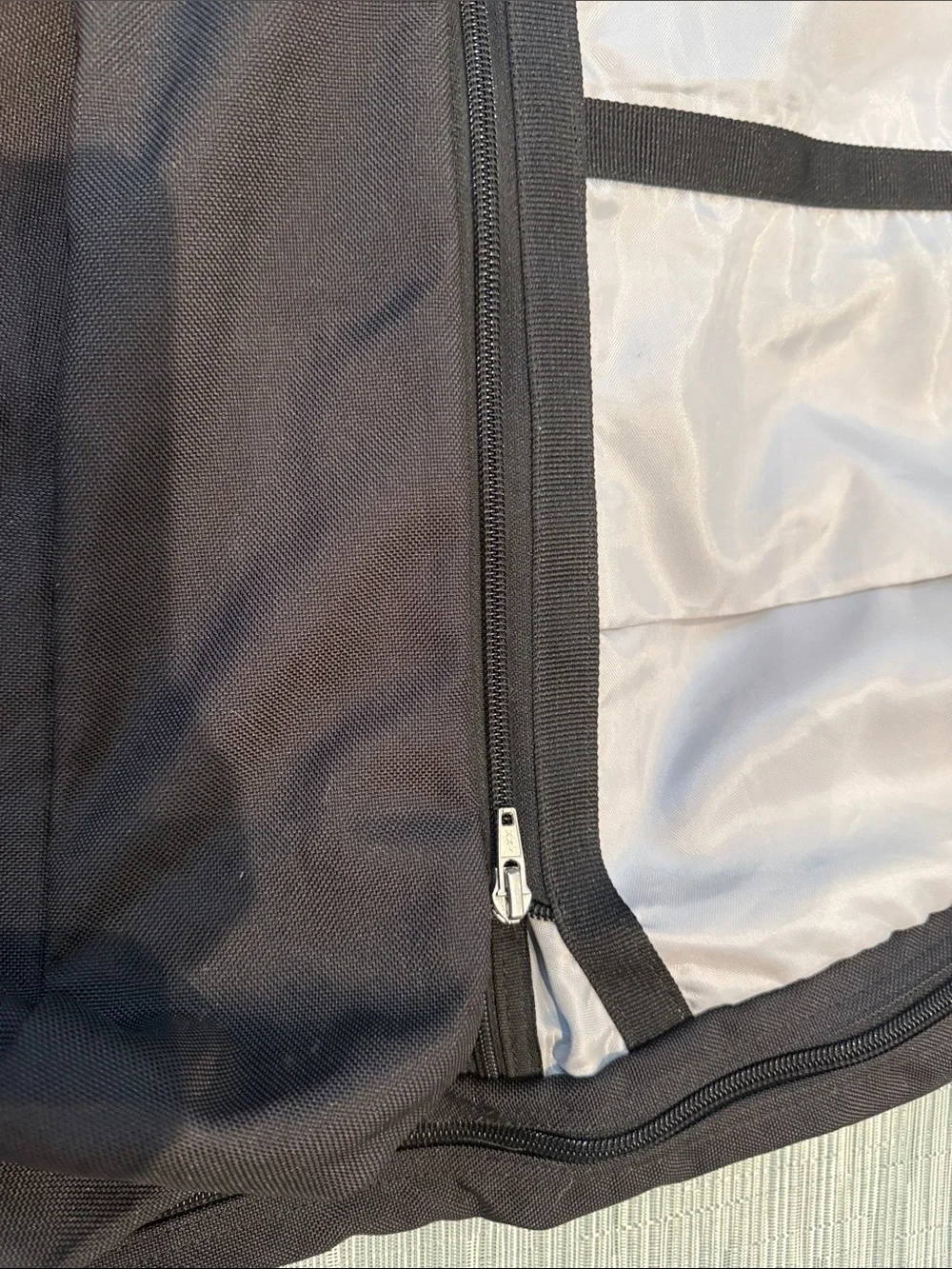 Patagonia Black Burrito Garment Bag with Padded Shoulder Strap